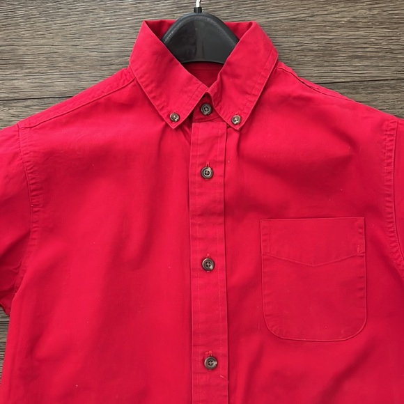 Class Club boys red long sleeve button down dress shirt - Picture 7 of 16